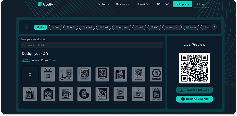 QR Code Generating Platform